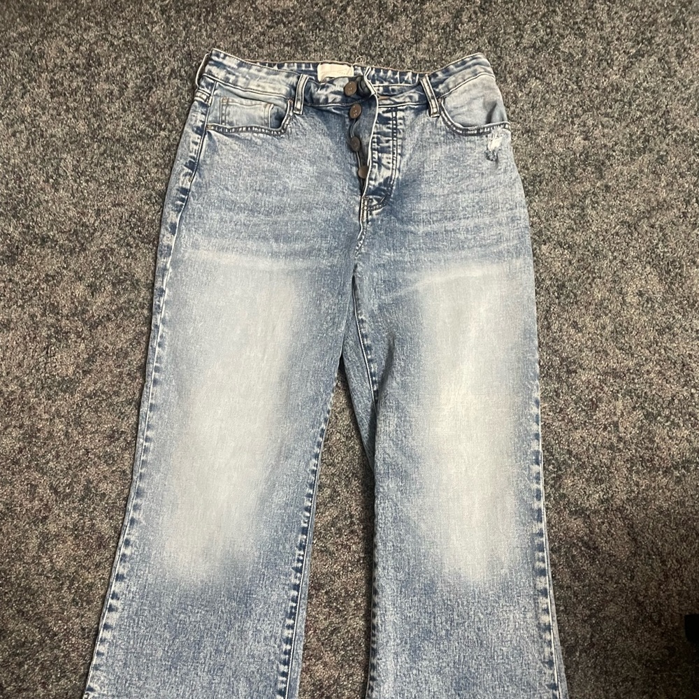 Gilded Intent Wide Leg Jeans